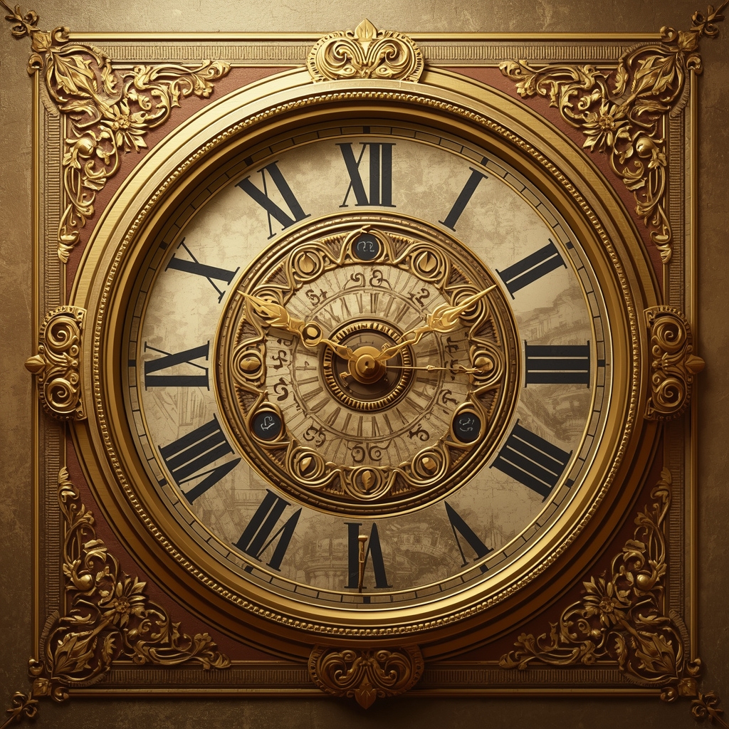 Historical clock design inspiration