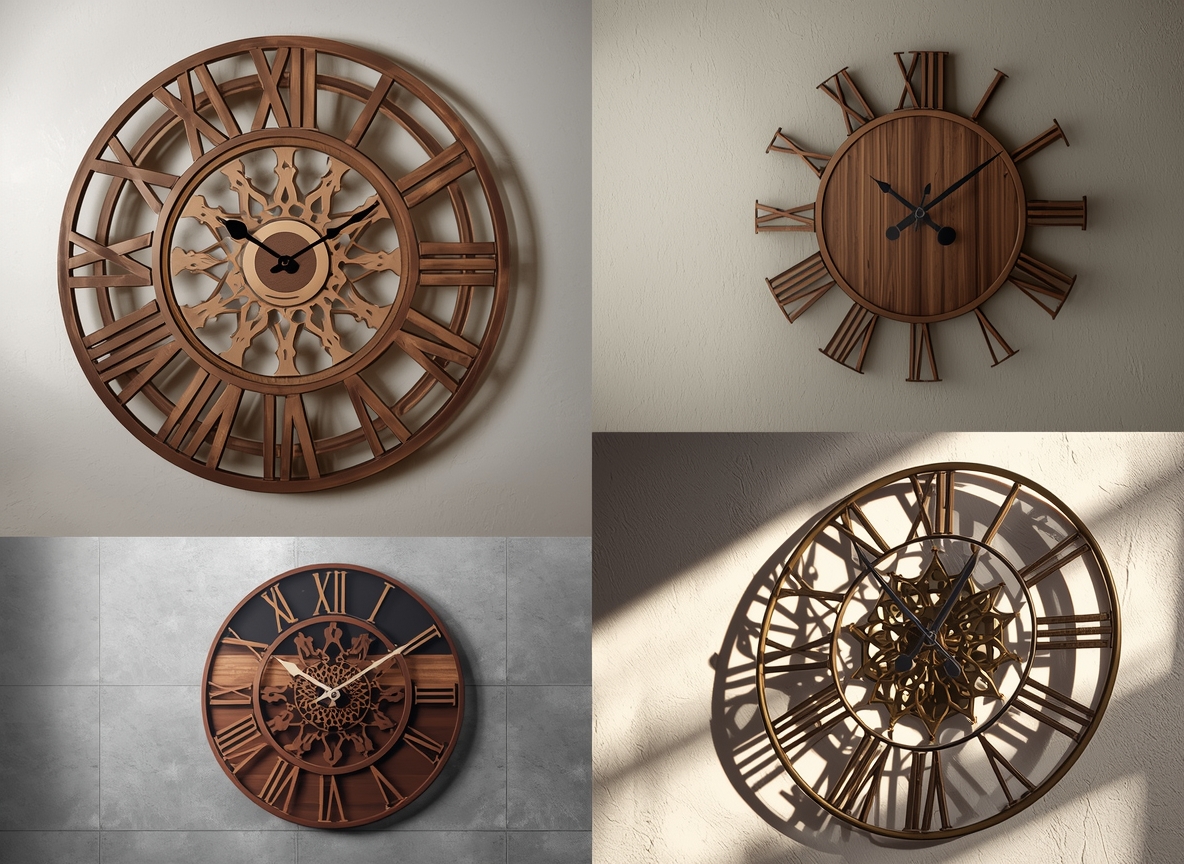 Bespoke custom wall clock designs